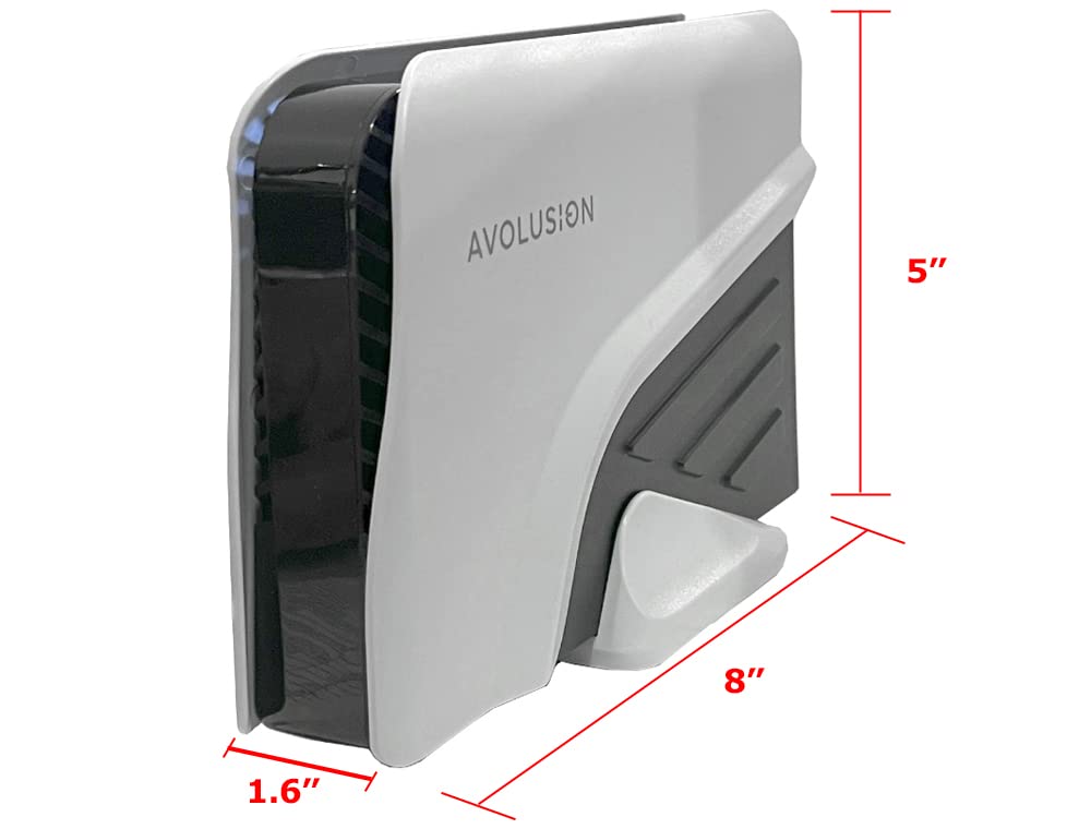 Avolusion PRO-Z Series 2TB USB 3.0 External Gaming Hard Drive for PS5 Game Console (White) (Renewed)