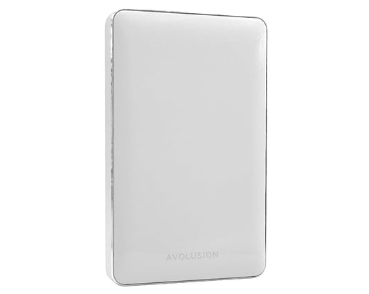 Avolusion T1 Series 1TB USB 3.0 Portable External Gaming Hard Drive (for Xbox One X, S & Series X|S - Pre-Formatted) White