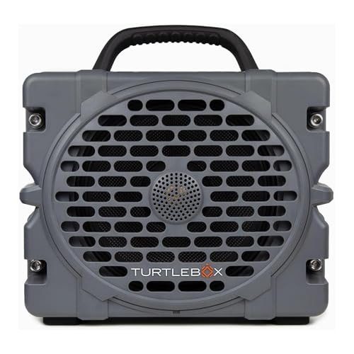 Turtlebox Grande: Loud! Outdoor Portable Bluetooth 5.4 Speaker | Rugged, Waterproof, Ultra-Portable | Plays to 126db, Deep Bass, Shockproof, Unlimited