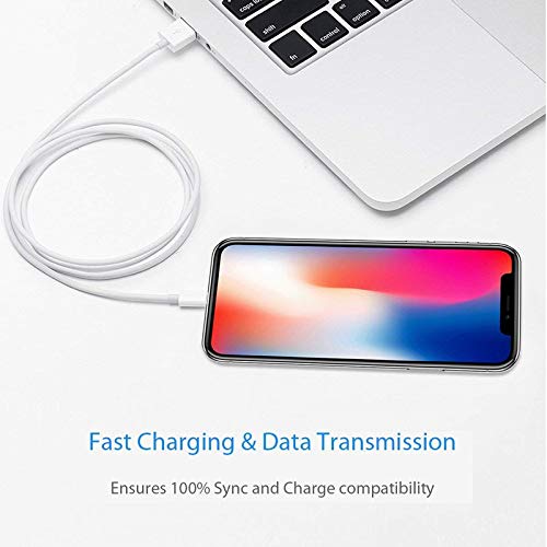 Apple Original Charger [Apple MFi Certified] Lightning to USB Cable Compatible iPhone Xs Max/Xr/Xs/X/8/7/6s/6plus/5s,iPad Pro/Air/Mini,iPod…