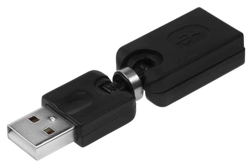 SF Cable USB A Male to Female 360 Degree Adapter