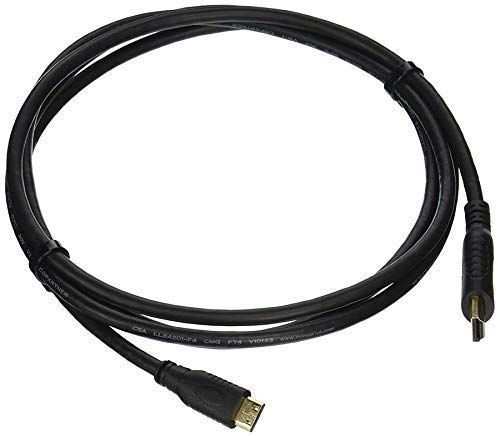 Excelshoots HDMI Cable for Canon EOS 90D Camera, High-Speed 4K Mini HDMI to HDMI Cable for Canon EOS 90D DSLR Camera, 6 Feet Gold Plated.
