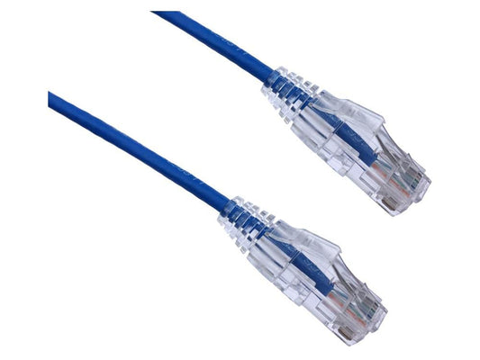Axiom 20FT CAT6A BENDNFLEX Ultra-Thin SNAGLESS Patch Cable 650MHZ (Blue)