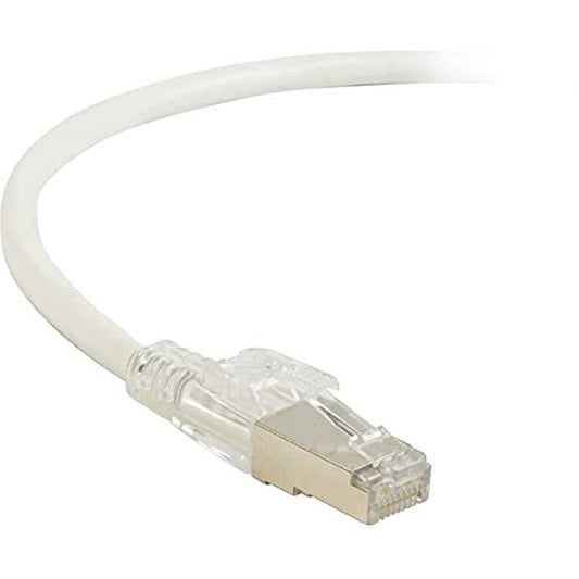 Black Box CAT6A 650-MHZ Stranded ETHERNET Patch Cable - Shielded (S/FTP), CM PVC, Locking