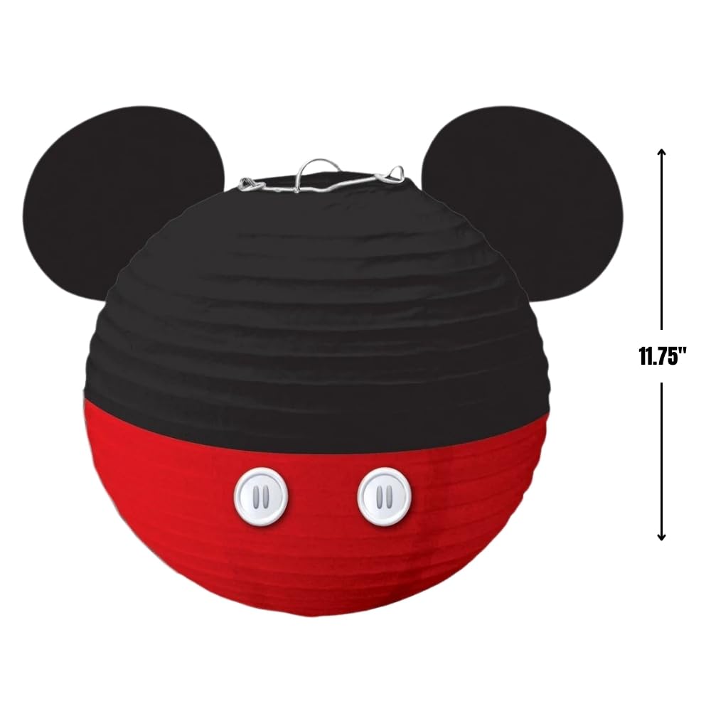 amscan Mickey Mouse Forever Paper Lanterns - 11 3/4", 3 Pcs