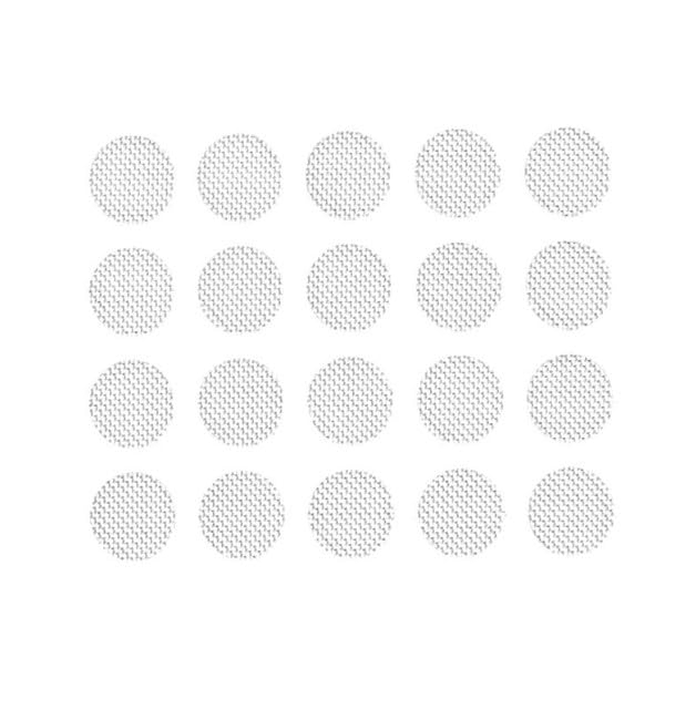 WLSuDHoncc 20Pcs/Set Silver Earbuds Filters Earphone Filter Mesh,Earbud and in-Ear Headphones Earphone Protective Filters Earphones Accessories(4mm)
