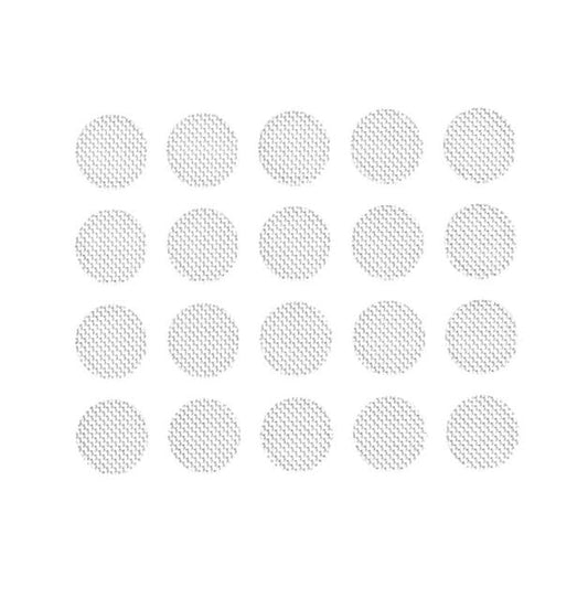 WLSuDHoncc 20Pcs/Set Silver Earbuds Filters Earphone Filter Mesh,Earbud and in-Ear Headphones Earphone Protective Filters Earphones Accessories(4mm)
