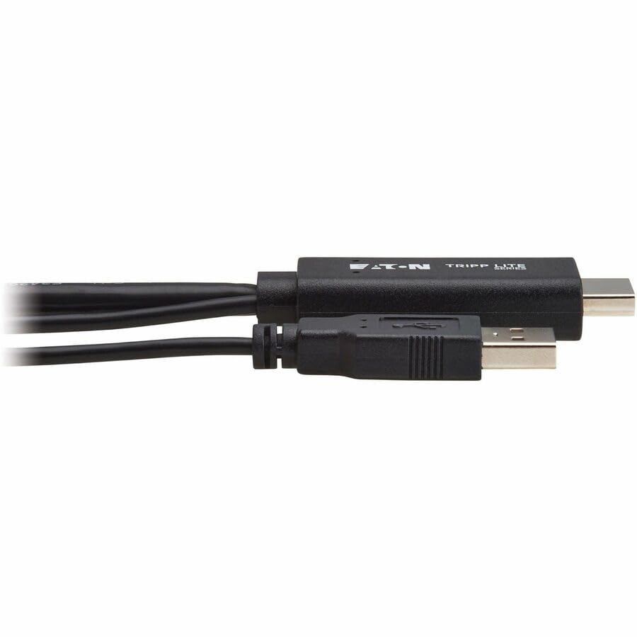 Tripp Lite Series HDMI to DisplayPort Active Adapter Cable (M/M) - 4K 60 Hz, USB Power, Black, 2 m
