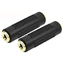 Inovat 2pcs Gold Plated 3.5mm Stereo Jack to 3.5mm Audio Female to Female Adapter Connectors