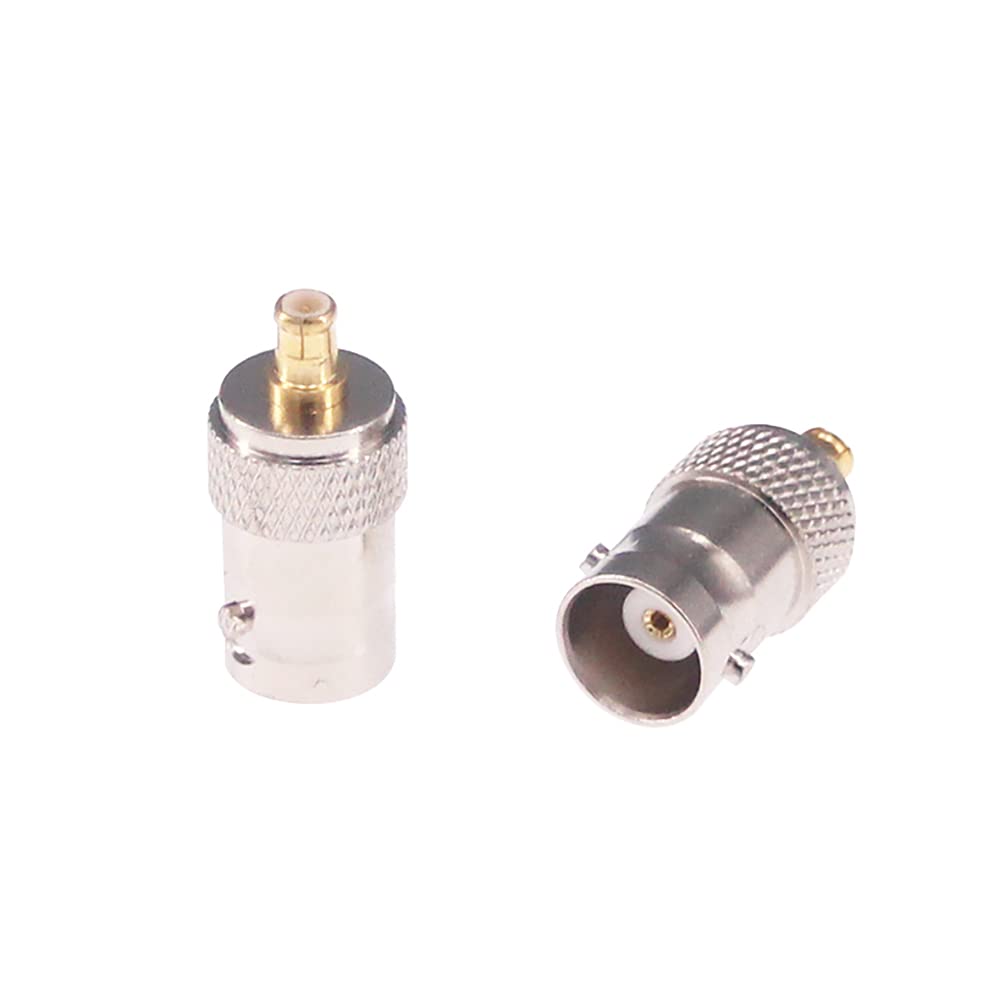 RFaha 4pcs MCX Male to BNC Female Connector RF Coaxial Coax Adapter(F70-4)