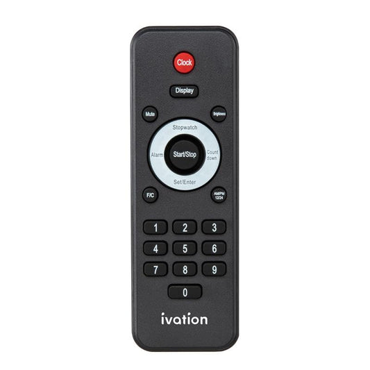 Replacement Remote Control for IVATION Large Timer Digital LED Clock - Only Compatible with Select Ivation Clocks (Not Universal)