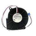 ELOMILE 12V Blower 7530 12V 0.55A 3-Wire Turbo Fan, 75x75x30mm, Desktop Compatible
