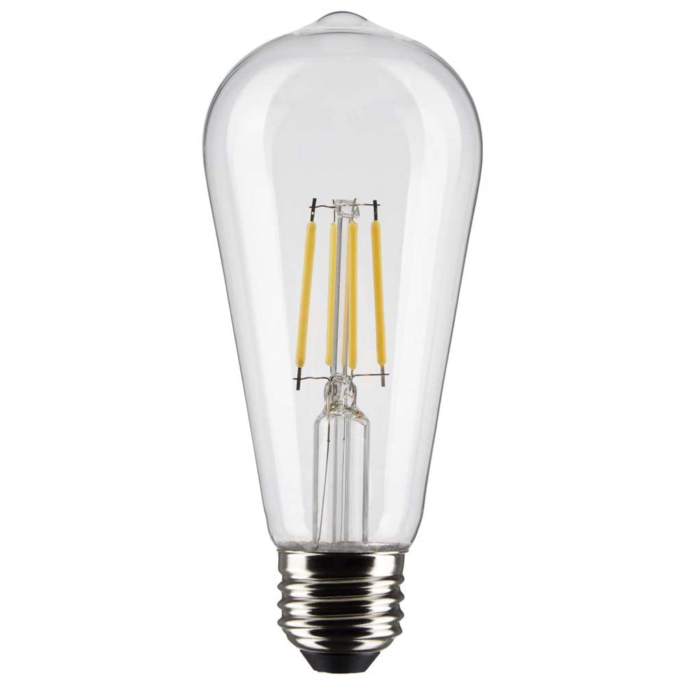 Satco 6Pk 5w ST19 LED 2700K Medium Base Dimmable - 40w equiv