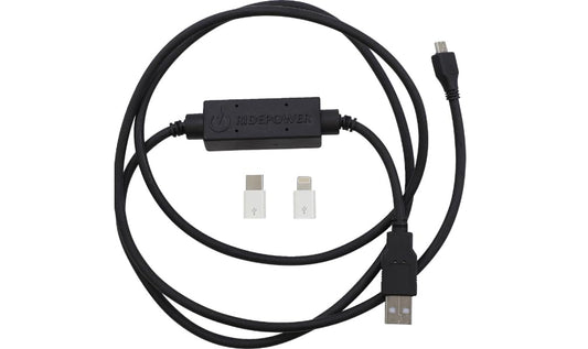 USB 4' RidePower cable to micro USB