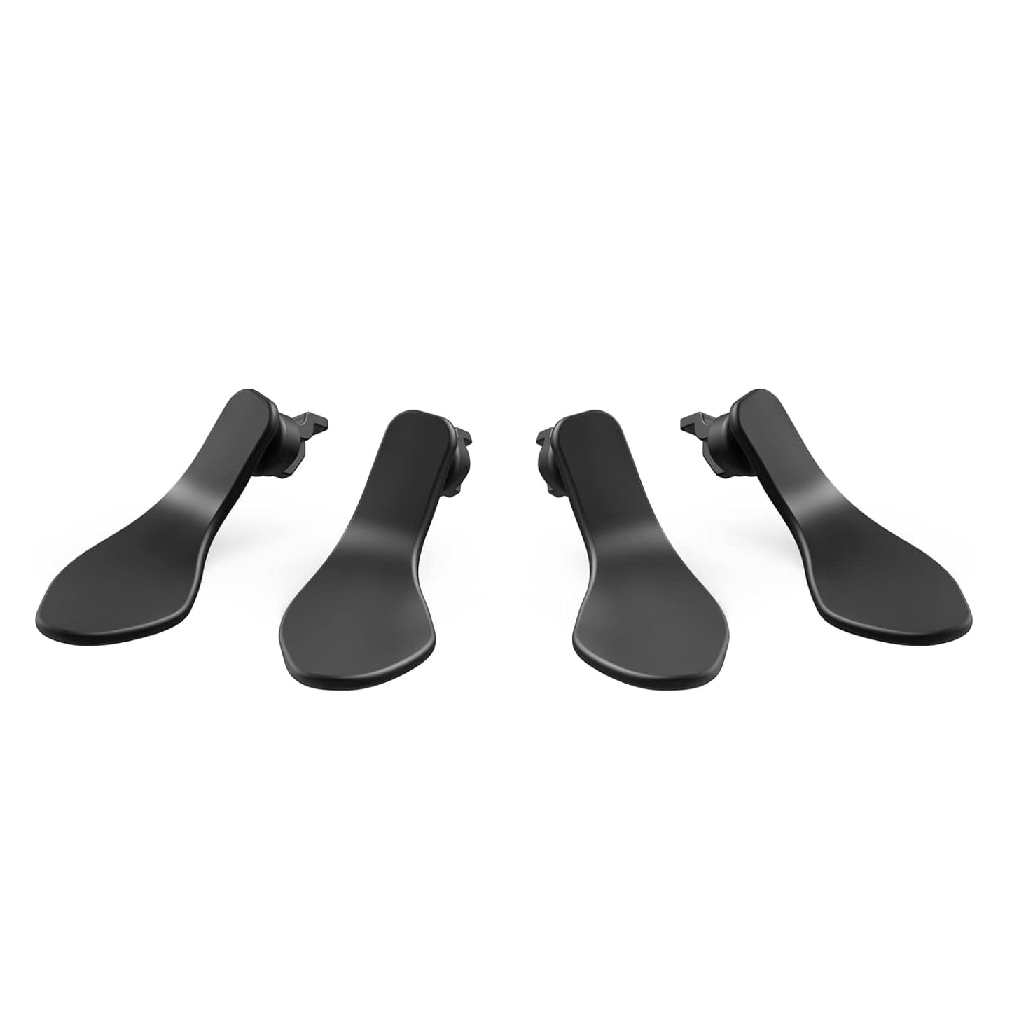 Metal Stainless Steel Paddles Trigger Replacement Parts Accessories Kits Metal Paddles for Xbox Elite/Xbox Elite 2 Controller (Black)