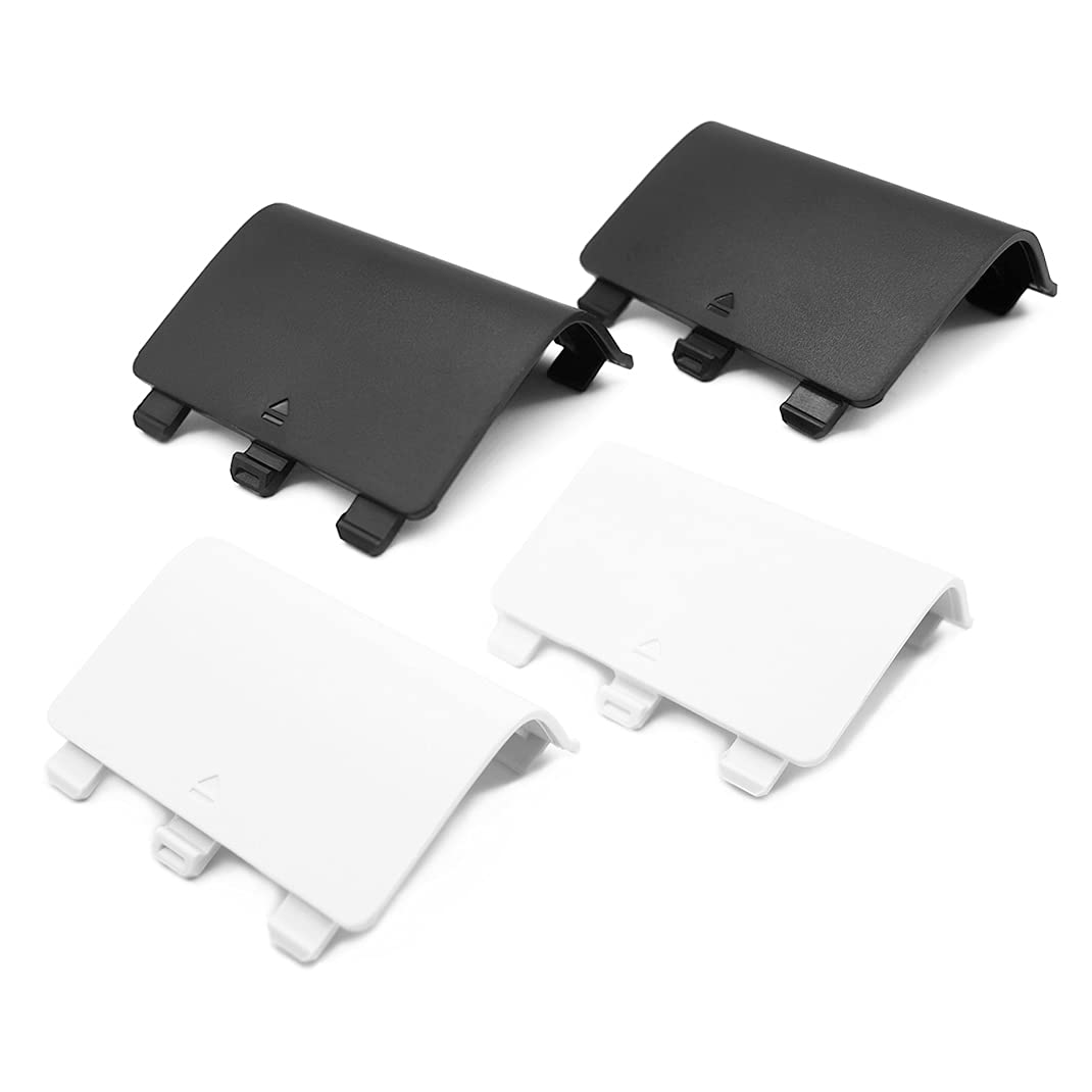 KELIFANG Replacement Battery Cover Door Compatible with Xbox One, One S, One X Controller, Battery Back Shell Repair Part Compatible with Xbox