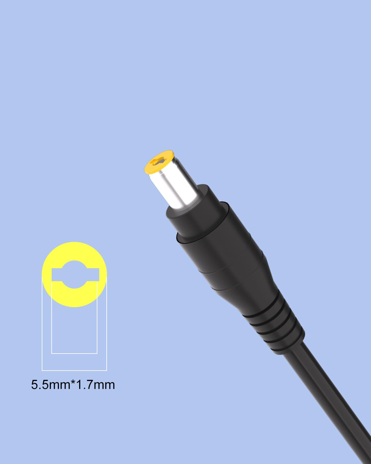 Tinkon 19V Power Cord Compatible with Acer Monitor SB220Q R240HY S230HL SA230 SB230 H236HL SB240Y SB270 SA270 S201HL S231HL S271HL S240HL S241HL…