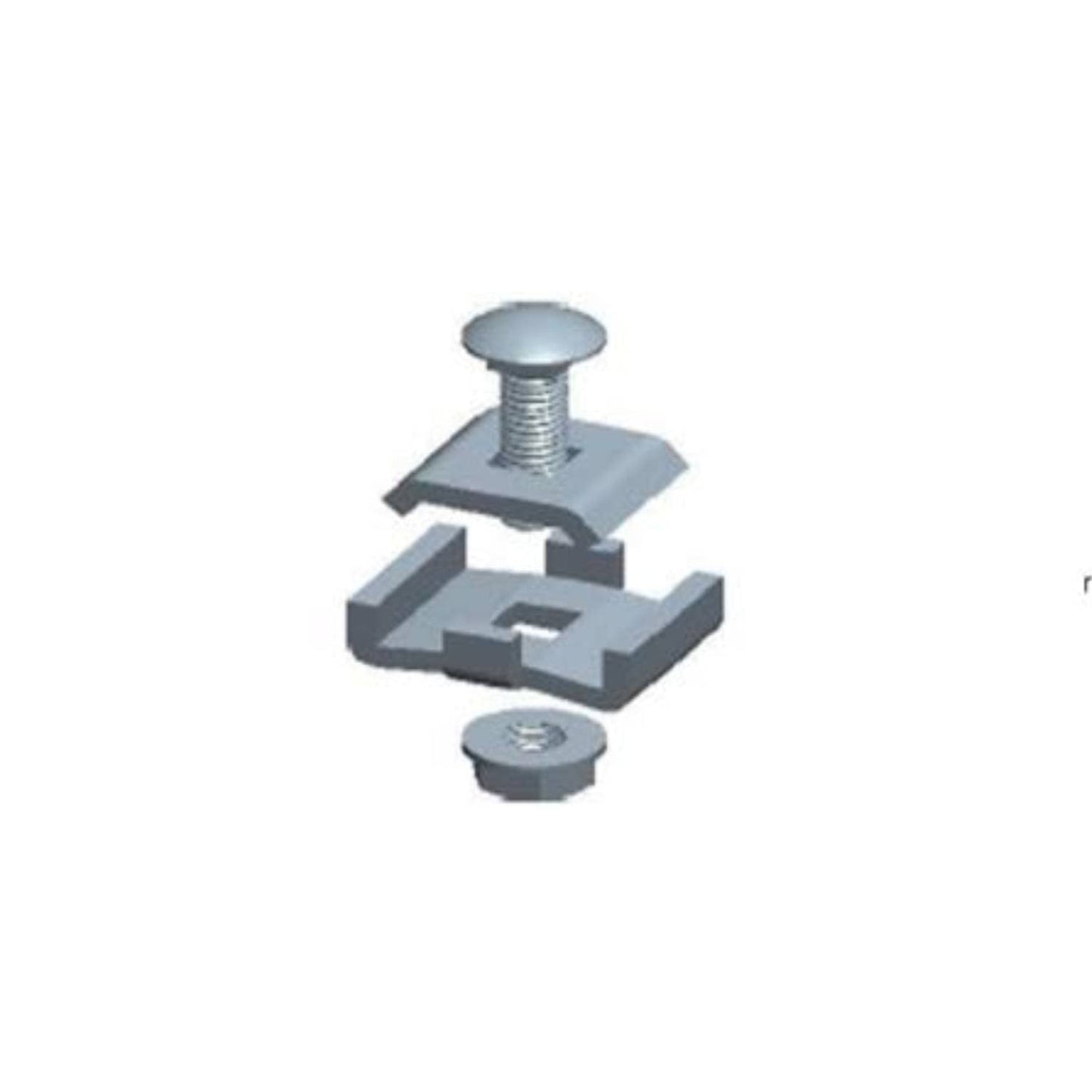 Kable Kontrol Splice Coupler, Splice Connection Hardware, Wire Mesh Tray Cable Management Rack Cords Organizer, Zinc Plated Steel NEC Approved for