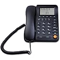 Call Center Dial pad with Headset Jack Corded Telephone with Caller ID Home Office Telephone