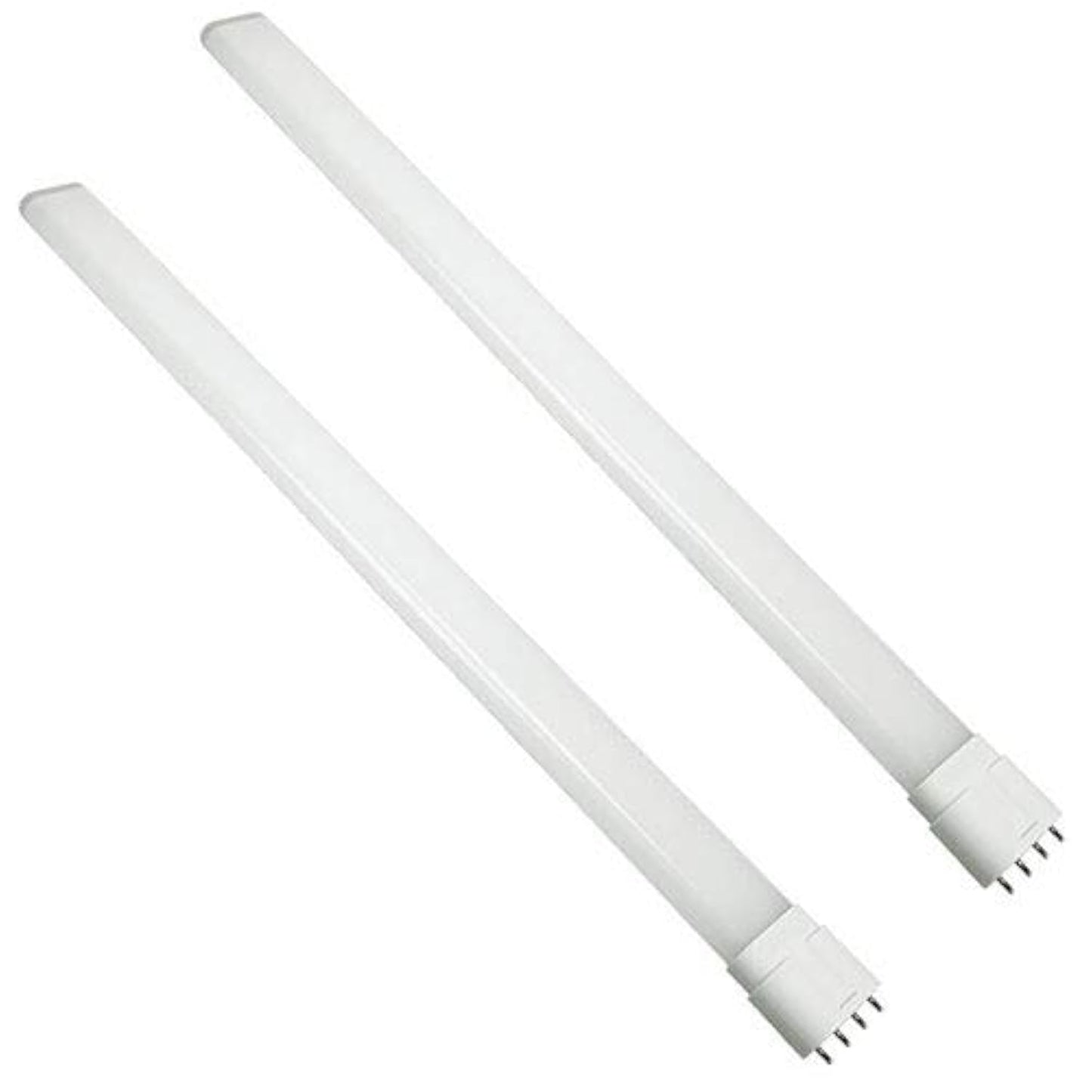 JQslight 2G11 4 Pin Base LED Light Bulb, 2G11 LED Plug and Play 2G11 LED Tube 36W CFL/Compact Fluorescent Lighting Garages Light Horizontal Plug