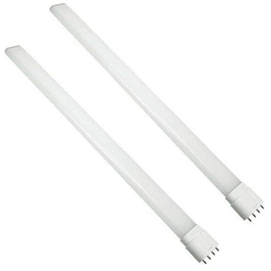 JQslight 2G11 4 Pin Base LED Light Bulb, 2G11 LED Plug and Play 2G11 LED Tube 36W CFL/Compact Fluorescent Lighting Garages Light Horizontal Plug