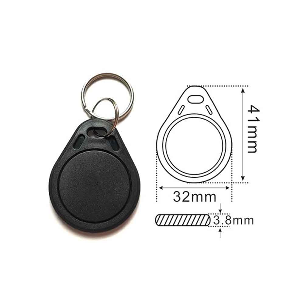 20 PCS 13.56 MHz UID Writable Rewritable Clone IC Smart Key Fobs, Compatible with MIFARE Classic 1K, RFID Blank Tag for Access Control Key Tag