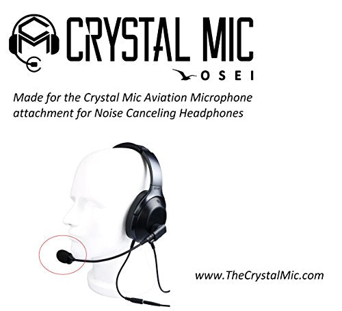 Replacement aviation microphone windscreens for Bose, Lightspeed, David Clark, Crystal Mic (Two (2) Pack Standard Model)