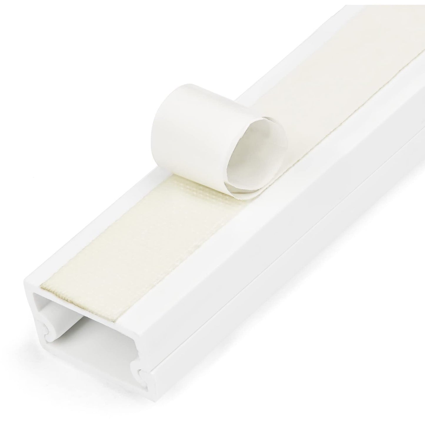 StarTech.com Solid Cable Management Raceway with Adhesive Tape & Cover, 3/4"(19mm) W x 3/8"(11mm) H - 3ft(1m) Length, PVC Network/Power Cord