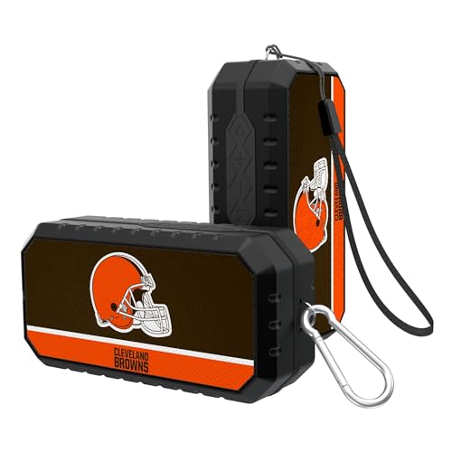 Keyscaper Cleveland Browns End Zone Water Resistant Bluetooth Speaker