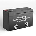 BatteryGuy Back-UPS ES 550 Replacement 12V 7.5Ah SLA Battery Brand Equivalent (Rechargeable, High Rate) - Qty of 1