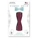 LOVEHANDLE Universal Phone Grip for Smartphones & Mini Tablets - Phone Holder for Hand - Wireless Charging Compatible - Made in the USA - Maroon