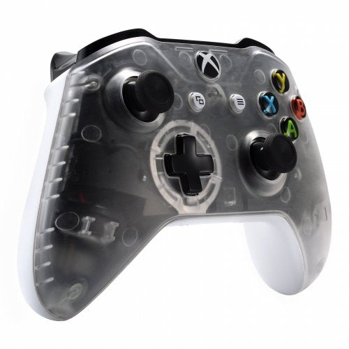 UN-MODDED Custom Controller compatible with Xbox One S/X Unique Design - Multiple Colors Available (Crystal Clear)