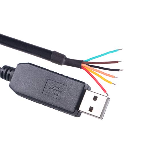 Green-utech USB to TTL Debug Console Dupont Header Cable (3.3V Logic Level, 6P heander)