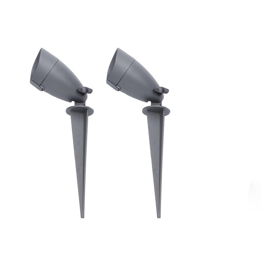 Taiva LED Low Voltage Landscape Lights with Connector, Aluminium Die-Cast,Outdoor Spot Lights Waterproof, 6W 12V AC/DC,2 Pack,Spotlights for Pathway