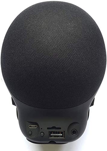 DORNLAT Skull Bluetooth Speakers, Portable Wireless Speaker Built-in Mic, Cool Creative Design Bass Stereo Speaker for Halloween, Party, Travel