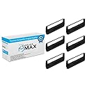 SuppliesMAX Compatible Replacement for Porelon 11503-US Black Printer Ribbons (6/PK) - Replacement to 7753 / ERC-19BK