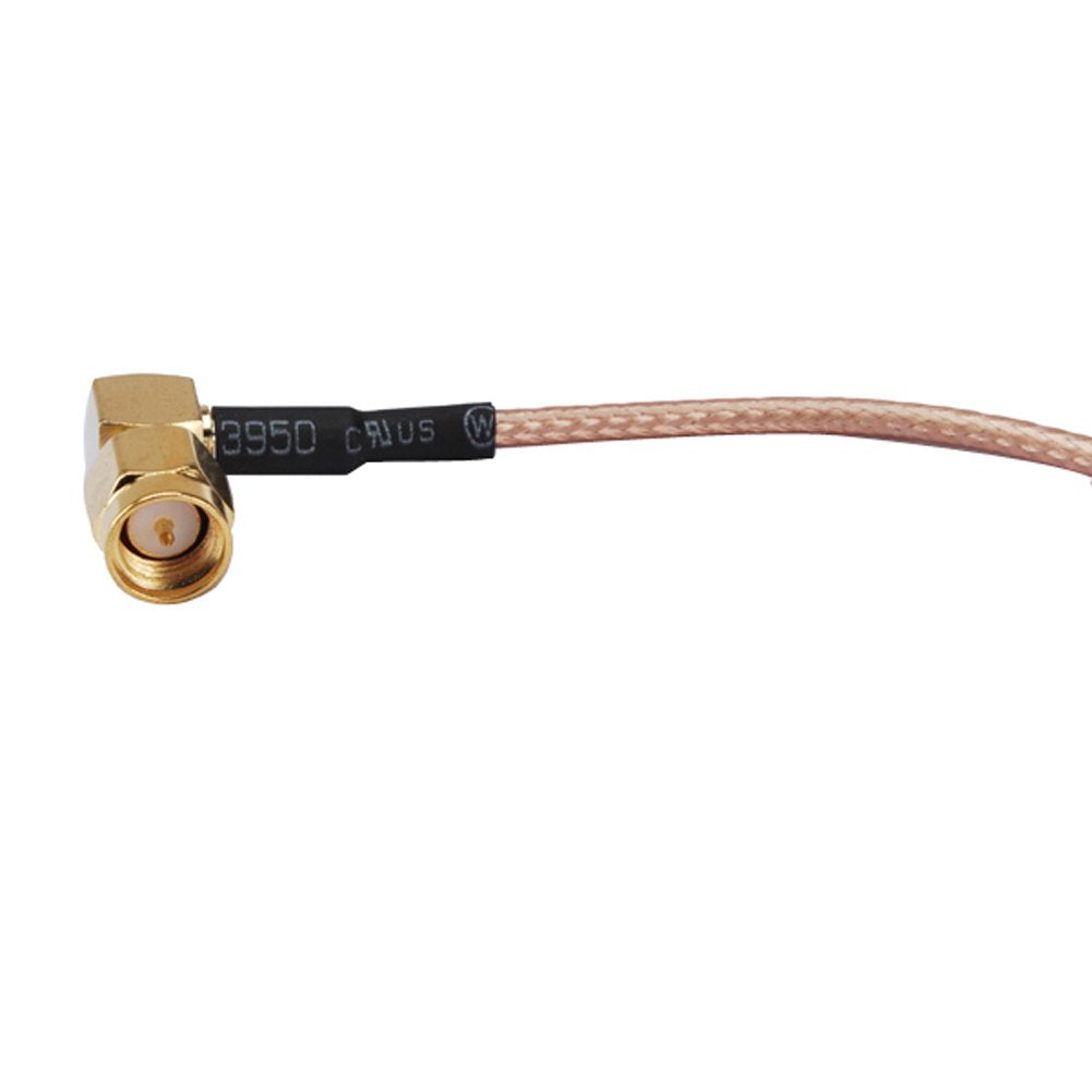 Pc-case 1ft Rf Electrical Wire Coaxial Cable Connector SMA Female Panel Mount to SMA Male Right Angle Assembly Pigtail Extension Rg316 30cm Copper