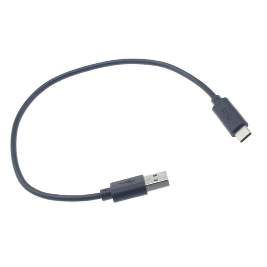 Short USB Cable 1ft Type-C Charger for Galaxy A72, A52, A42, A32, A12 - Cord Power Wire USB-C Fast Charge Sync Black Compatible with Samsung Galaxy