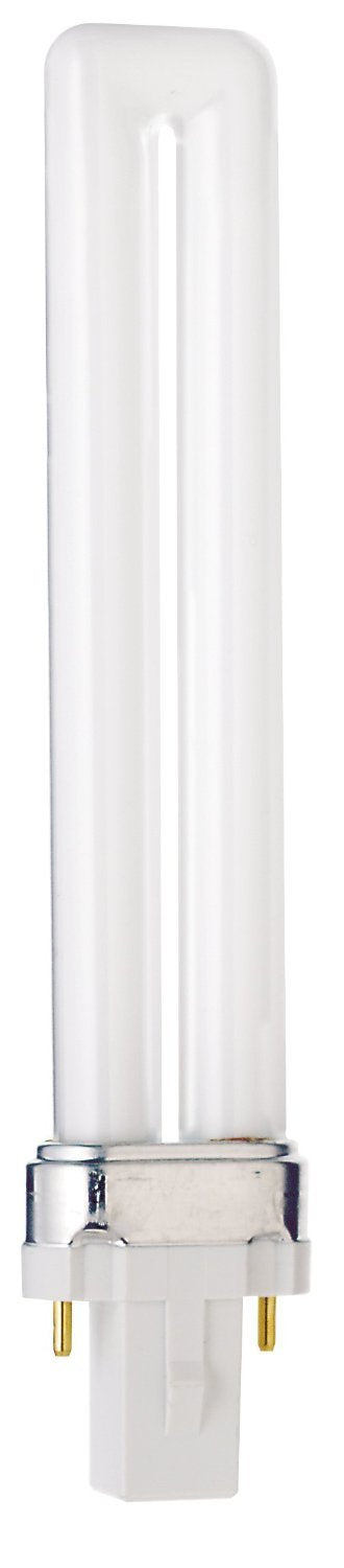 (Case of 50) Satco S8306 - CFS9W/827 9-Watt 2700K Single Tube 2-Pin G23 Base T4 Compact Fluorescent Lamp50