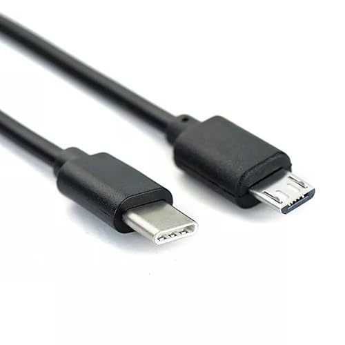 3FT USB C to Micro USB Data & Charge Cable - Micro for Old/Phones, Smartphones, Cameras, Headphones, USB-C Compatible with MacBook, iPhone 15
