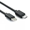 3FT USB C to Micro USB Data & Charge Cable - Micro for Old/Phones, Smartphones, Cameras, Headphones, USB-C Compatible with MacBook, iPhone 15