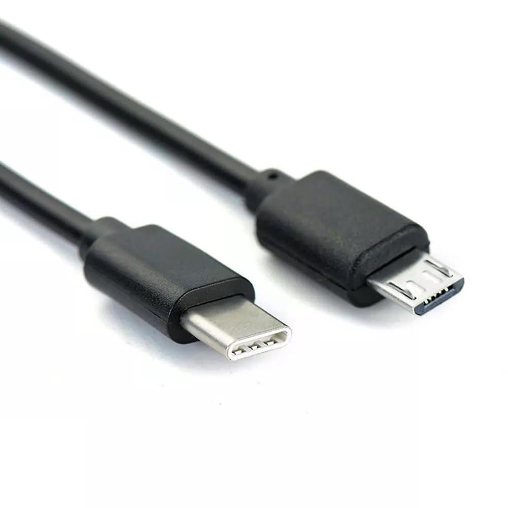 3FT USB C to Micro USB Data & Charge Cable - Micro for Old/Phones, Smartphones, Cameras, Headphones, USB-C Compatible with MacBook, iPhone 15