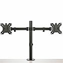 StarTech.com Desk Mount Dual Monitor Arm - Desk Clamp/Grommet VESA Monitor Mount for up to 32 inch Displays - Ergonomic Articulating Monitor Arm