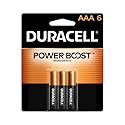 Duracell Coppertop AAA Batteries with Power Boost Ingredients, Triple A Batteries, 6 Count (Pack of 1) for Household and Office Devices, Alkaline AAA…