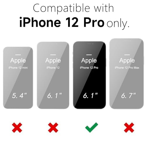 oakxco for iPhone 12 Pro Case with Card Holder, Cute Silicone Wallet Phone Case with Credit Card Slot, Soft Rubber Thin Slim Purse for Women Men