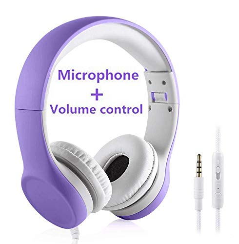 YUSONIC Kids Headphones with Cord, Toddler Headphones with Sharing Function, 85dB/93dB Safe Volume Limit, for Toddler Children Baby Boys Girls…