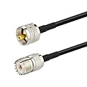 Marine AIS VHF RG58 Radio Antenna Cable UHF PL-259 Male to SO-239 Female Cable 5ft USA Shipping