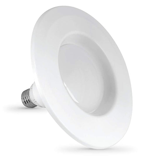 Feit Electric 4 inch InstaTRIM Adjustable Neck Recessed LED Downlight - 2700K Soft White - Dimmable - Pre-Mounted Trim - 45W Equivalent - 45 Year Life