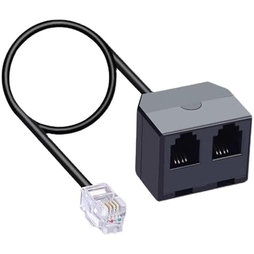 RJ9 Telephone Training Y Splitter Compatible for Headset or Handset for Norstar, Nortel Meridican, Avaya, Ashtra, Cisco,Mitel, Polycom, Plantronics