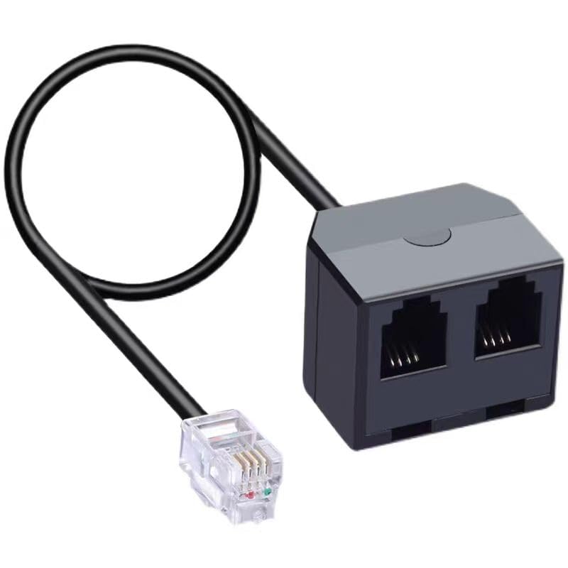 RJ9 Telephone Training Y Splitter Compatible for Headset or Handset for Norstar, Nortel Meridican, Avaya, Ashtra, Cisco,Mitel, Polycom, Plantronics